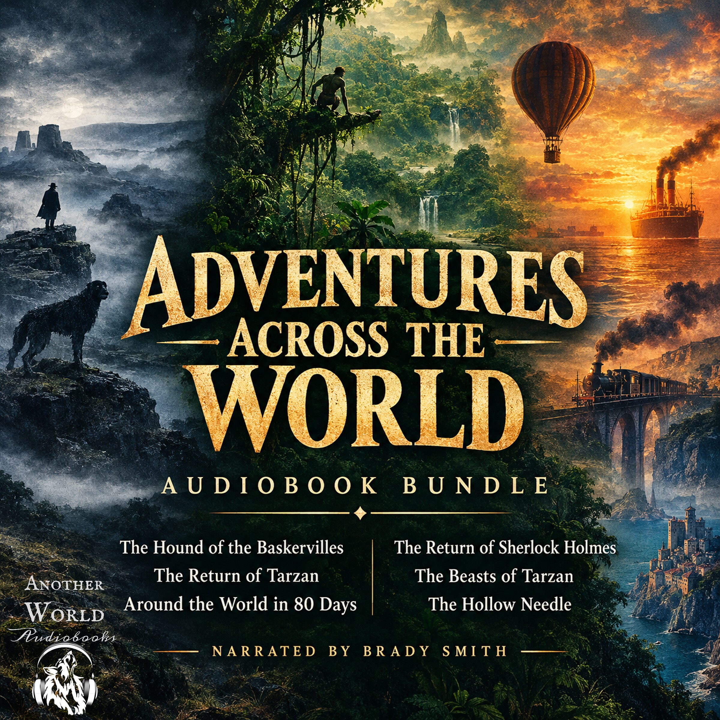 Adventures Across the World Bundle (6 Full Audiobooks)
